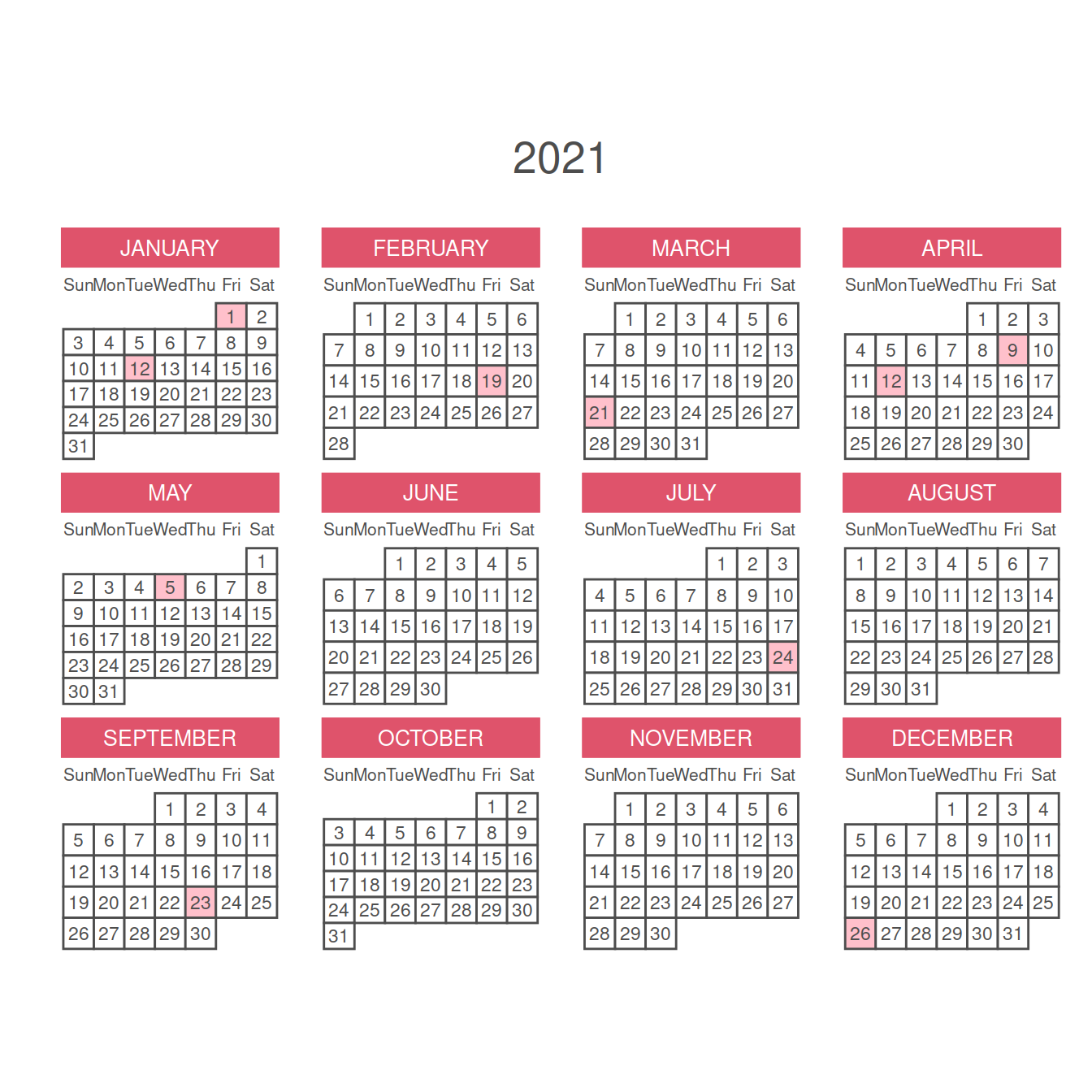 Yearly calendar in ggplot2
