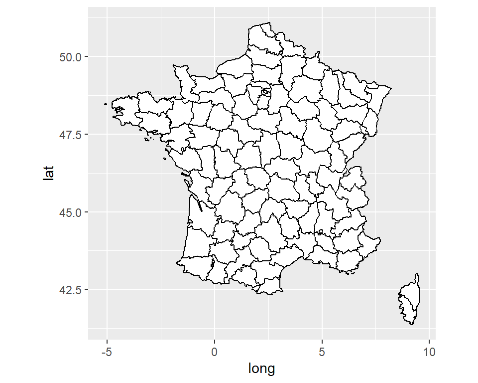 Using the coord_quickmap function in ggplot2